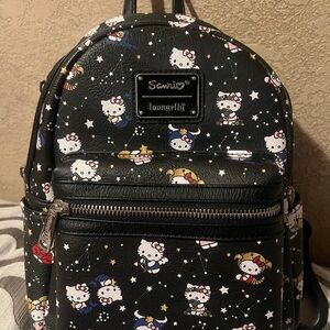 Loungefly Hello Kitty Sanrio Zodiac Black Mini Backpack